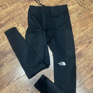 The North Face Black Active Leggings High-Waisted FLEECE LINED